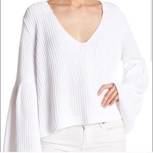 Free people bell sleeve sweater